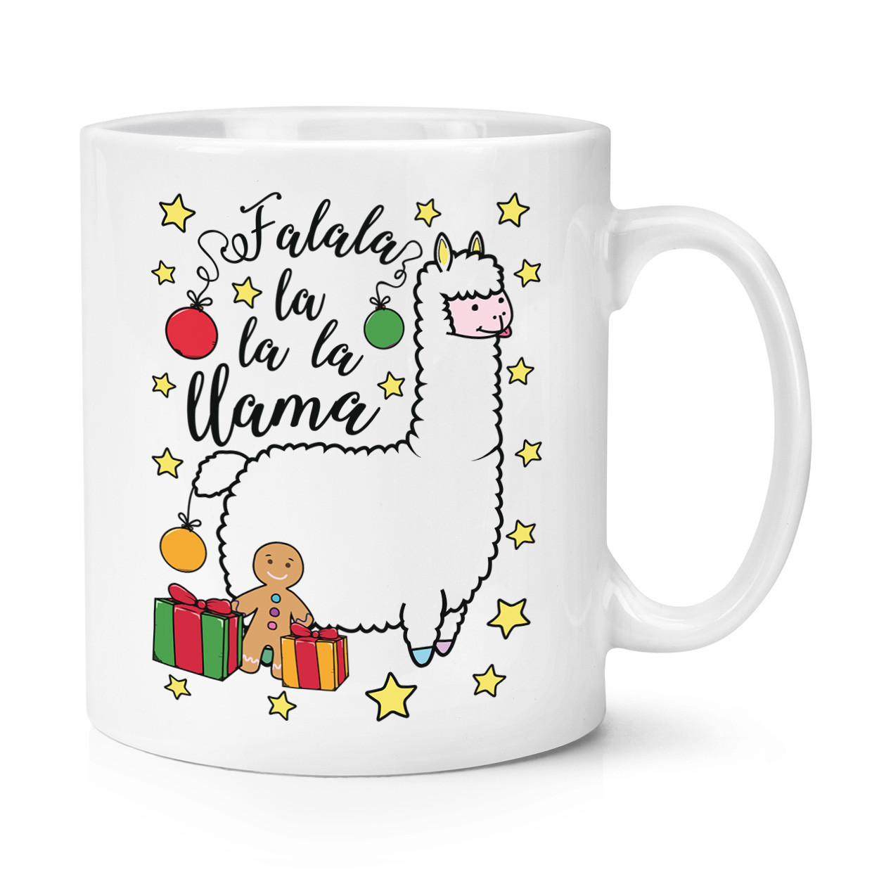 Fa Lala Llama 10oz Mug Cup - Funny Christmas