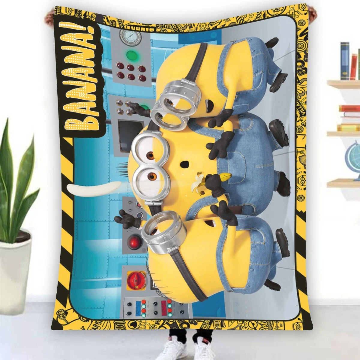 Minions Banana Fleece Blanket