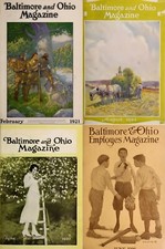 Ohio & Baltimore Employees Railroad Magazine (1912-1924) - 120 Old Issues on DVD