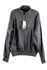 Duckster Gray Women's Windbreaker Jacket Full Front Zip Xl 048