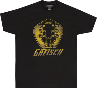 GRETSCH Headstock Pick T-Shirt, Black, XXL