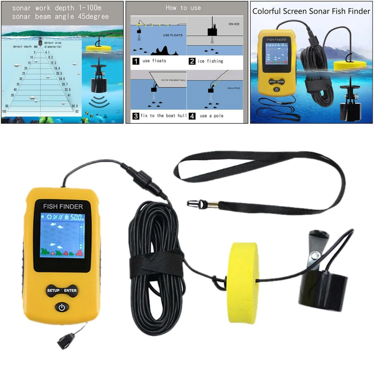 Fishfinder boot sale