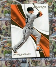 2017 Manny Machado Immaculate /99 Base Panini Baltimore Orioles # 33 SP Rare O's
