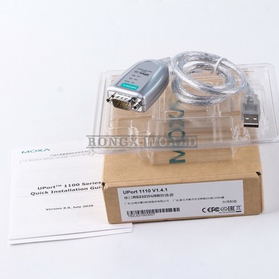 ONE New Moxa UPORT 1110 RS232 1-Port USB-to-Serial Converter #F10