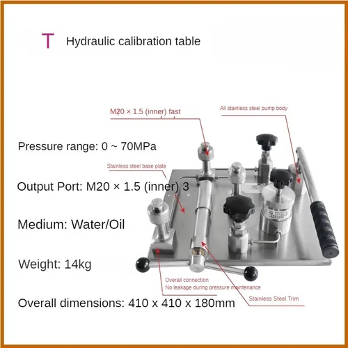 Portable Gas Pressure Pump Handheld Gas Pressure Source Calibration Station - Picture 24 of 27