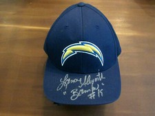 LANCE ALWORTH # 19 BAMBI HOF CHARGERS SIGNED AUTO PRO MODEL CAP HAT JSA BEAUTY