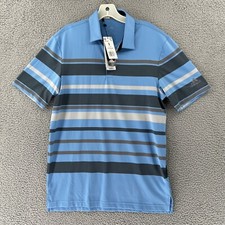 New Adidas Ultimate 365 Mens Size Small Golf Polo Striped Shirt New With Tags