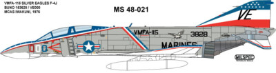 CAM DECALS (AKA) MILSPEC, MS 48-011, 1/48 SCALE, F-14B, VF-103 JOLLY