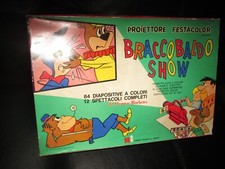 FESTACOLOR super 8 BRACCOBALDO SHOW projector  VERY RARE  WAREHOUSE BACKGROUND