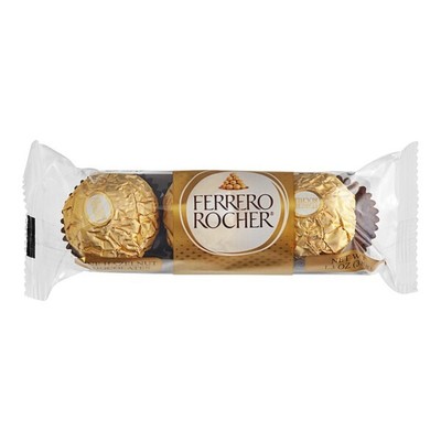 12 Case FERRERO ROCHER  Chocolate Hazelnut Pralines 3-Count
