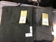 Woven Scarf black or navy 1 SIZE MEN'S 100 acrylic Winter chilled necks prefer