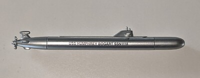 Imprinted submarine shaped ballpoint pen USS Humphrey Bogart SSN1118 comic book