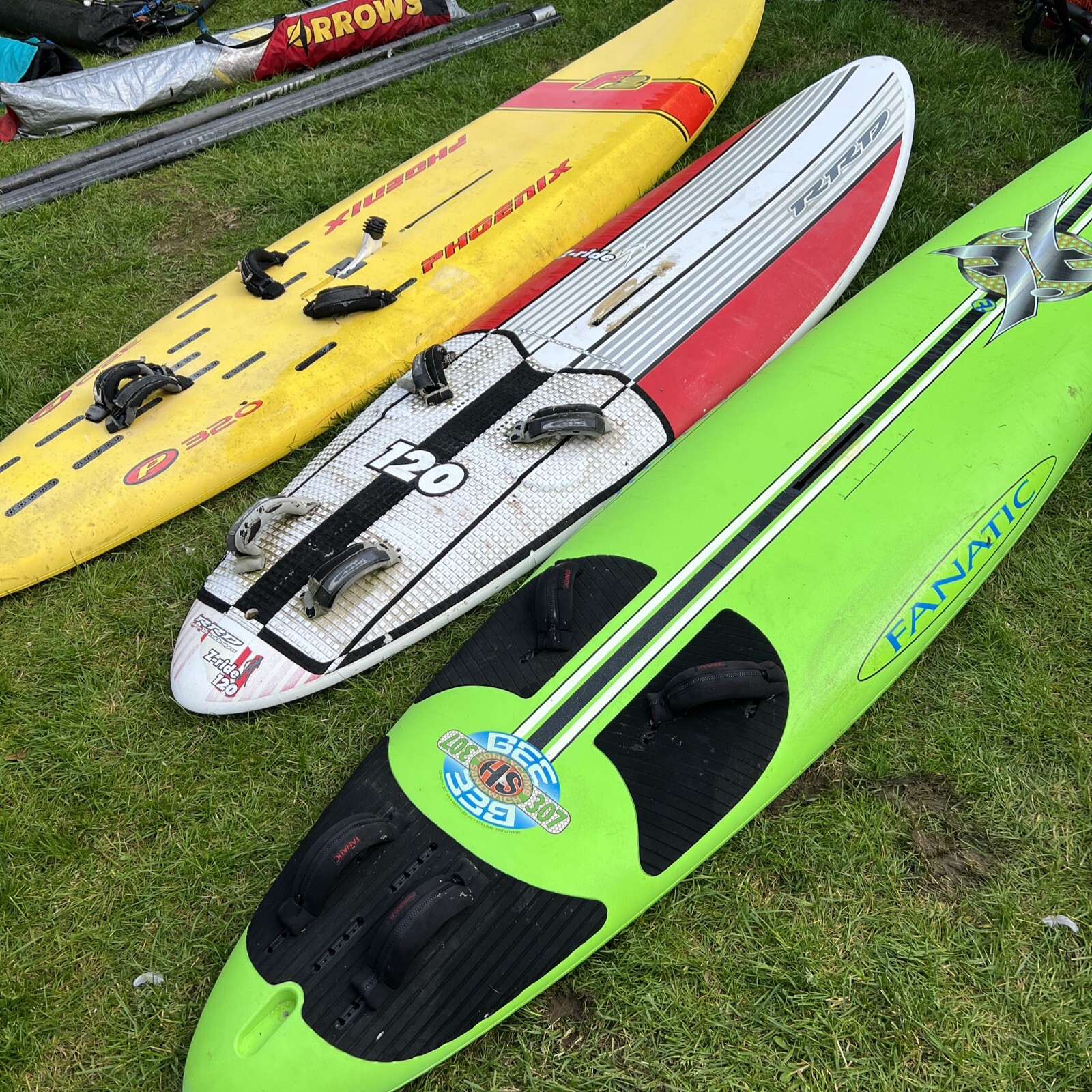 Windsurf job lot, 3 X Boards, 5 Sails And 2x carbon masts eBay