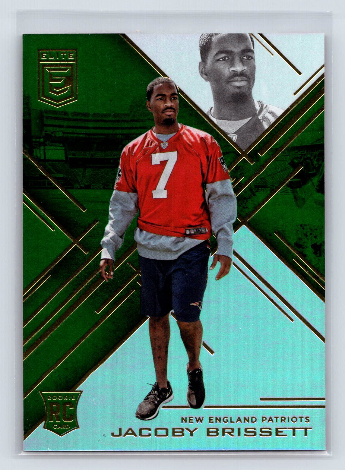 Jacoby Brissett Panini Donruss Elite #180 Retail Green