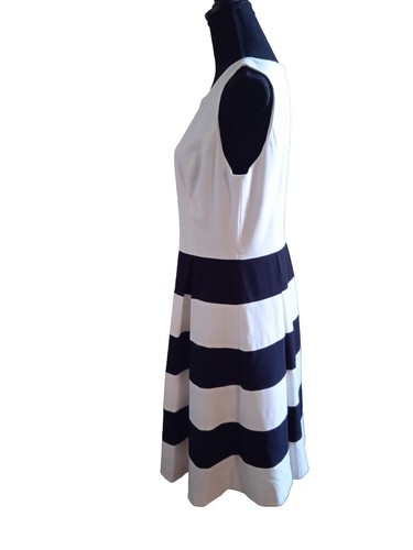Nine West Dress Size 6 White/Black - Picture 4 of 7