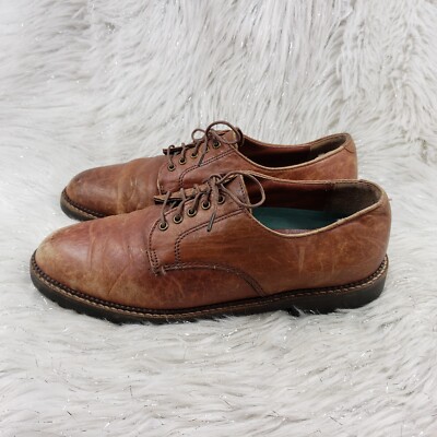 H.S. TRASK Shoes Mens 8.5 M Brown Leather Guide Lace Up Comfort H7002-218 Casual H.S. Trask Leather Boots for Men | Mercari main image 2