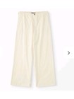 The J. Peterman Butter  Yellow Lightweight Twill Wide Leg  Trouser  Sz 8 — photo 4