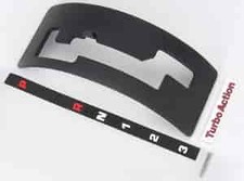 Turbo Action Cheetah Scs Black Gate Plate Fits Chrysler Shifters Turbo Action Cheetah Scs Black Gate Plate Fits Chrysler Shifters