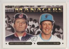 1993 Topps Major League Managers Gold Mike Hargrove Rene Lachemann #505 0o9