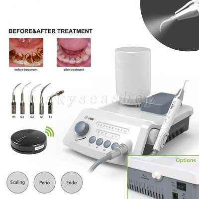 VRN-A8 Dent Ultrasonic Scaler with LED Detachable Handpiece 2 Water Supply