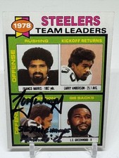 1978 Topps Pittsburgh Steelers Leaders #19 NFL SIGNED Card Tony Dungy RC 