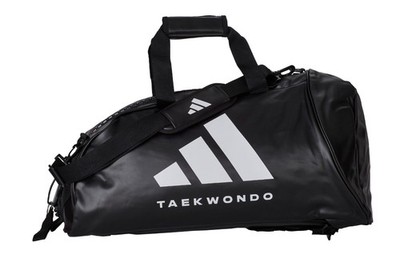 adidas 2in1 Bag Taekwondo black/white PU, adiACC051T- BackPack - Ruck-Sack -