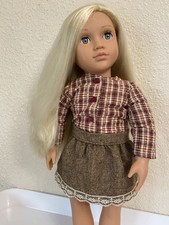 OUR GENERATION 18 DOLL BLONDE HAIR, HAZEL EYES BATTAT SOFT BODY VINYL LIMBS