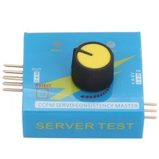 Fafeicy 1Pcs Channel ESC Tester, 3 Channels Multi Servo Tester RC Motor 3 Cha...
