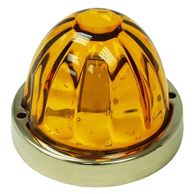 100061AA Legendary Extreme Large Glass Watermelon Amber - Amber 3 Wire Dual Func