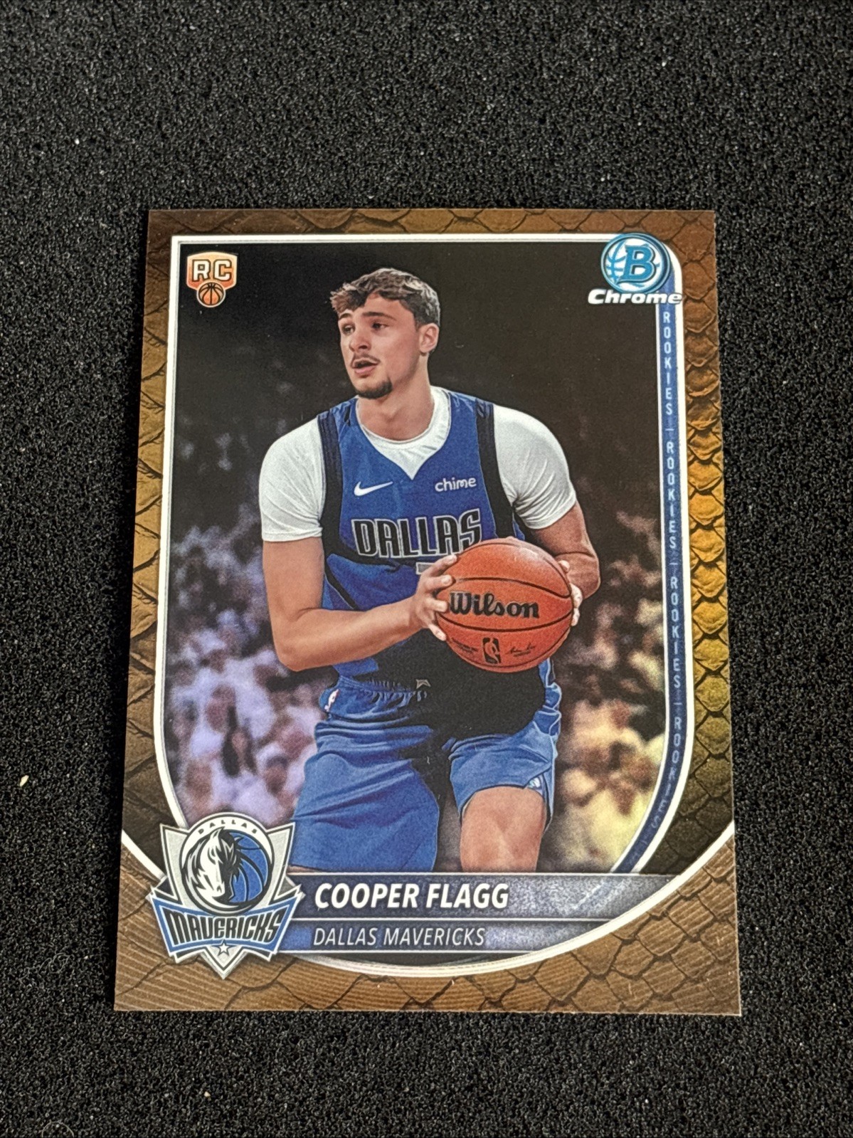 2025-26 Bowman - Chrome Cooper Flagg #BCV-1 Reptilian Refractor (RC)