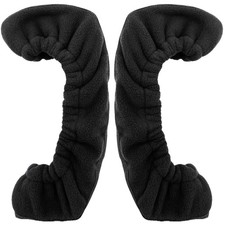 Large Black Ice Skate Blade Covers Thickened Sports Skate Guards