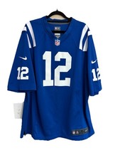 Andrew Luck #12 Indianapolis Colts NFL Nike On Field Jersey Men's Size XL Blue