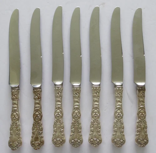1894 Gorham Art Nouveau Sterling Imperial Chrysanthemum 8.5" French Dinner Knife