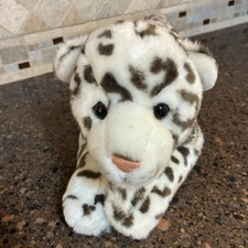 Animal Alley Snow Leopard Plush 18" Realistic Toys R Us Stuffed Animal 2000 VTG