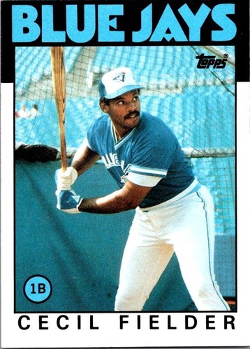 Cecil Fielder #386 1986 Topps card