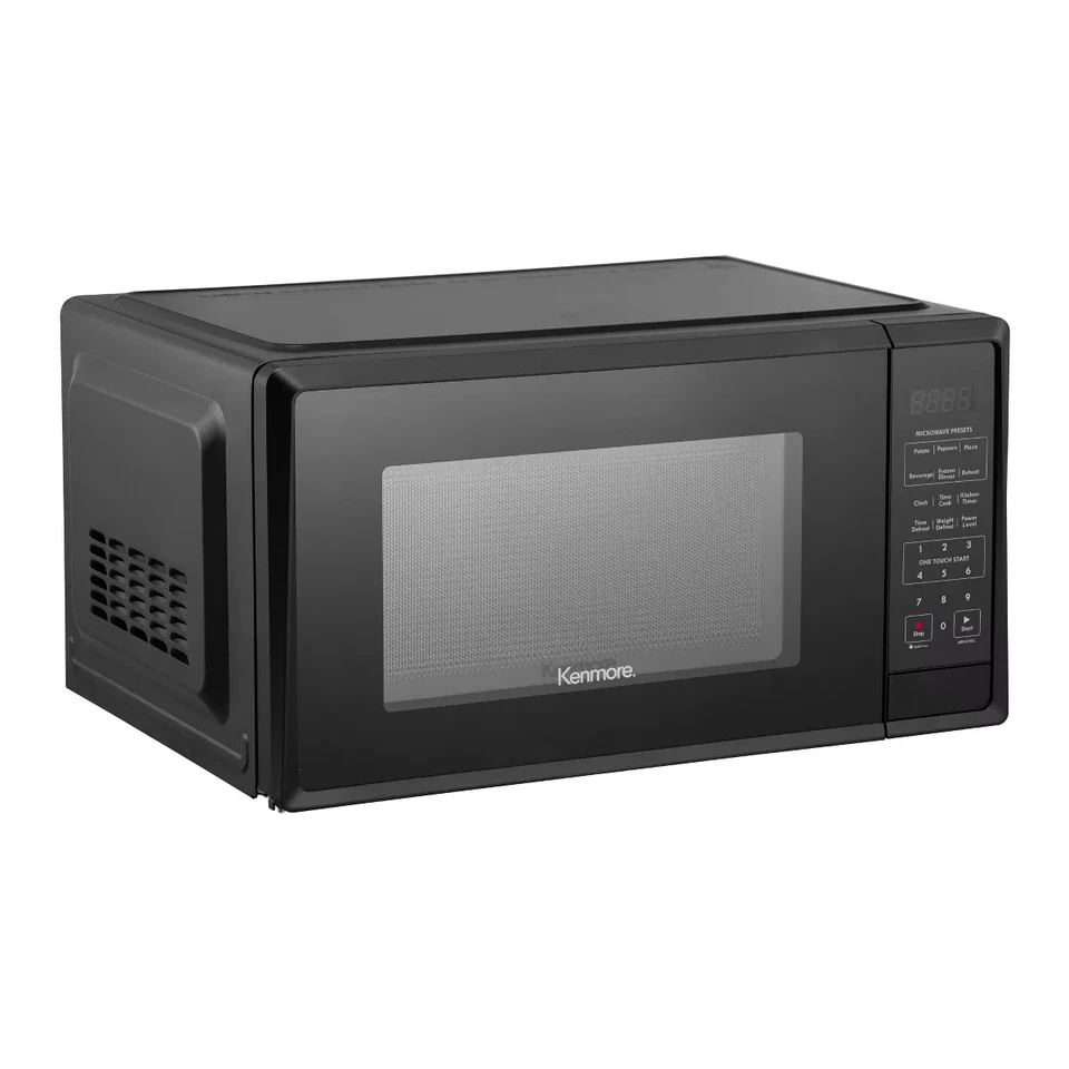 Kenmore 1.1 Cu Ft Countertop Microwave - Black, 1000W, 6 Programs, Child Lock - Image 3 of 4