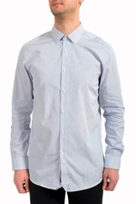 Hugo Boss Men's "T-Charlie" Multi-Color Slim Fit Striped Long Sleeve Dress Shirt