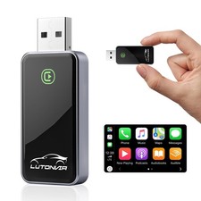 Mini Wireless CarPlay Adapter for Apple - 2025 Car Play Adapter for iPhone Co...