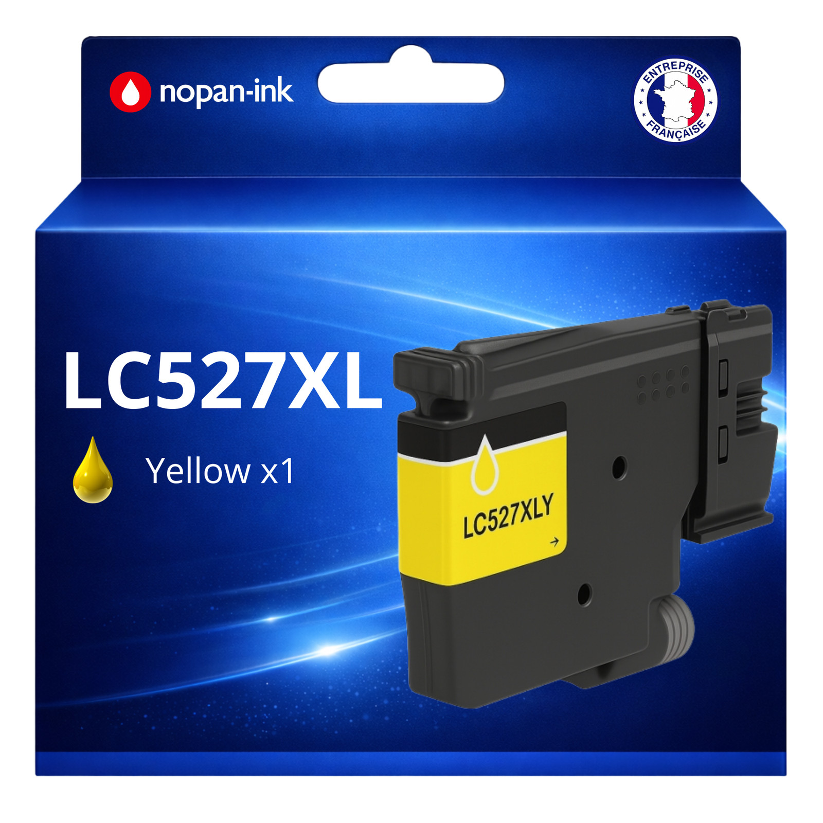 Cartouche Brother LC527XL Jaune idéale pour les dossiers scolaires à la maison
