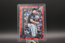 2025 Topps Series 2 VALENTE BELLOZO RC #2/5 Red Diamante #458 Marlins