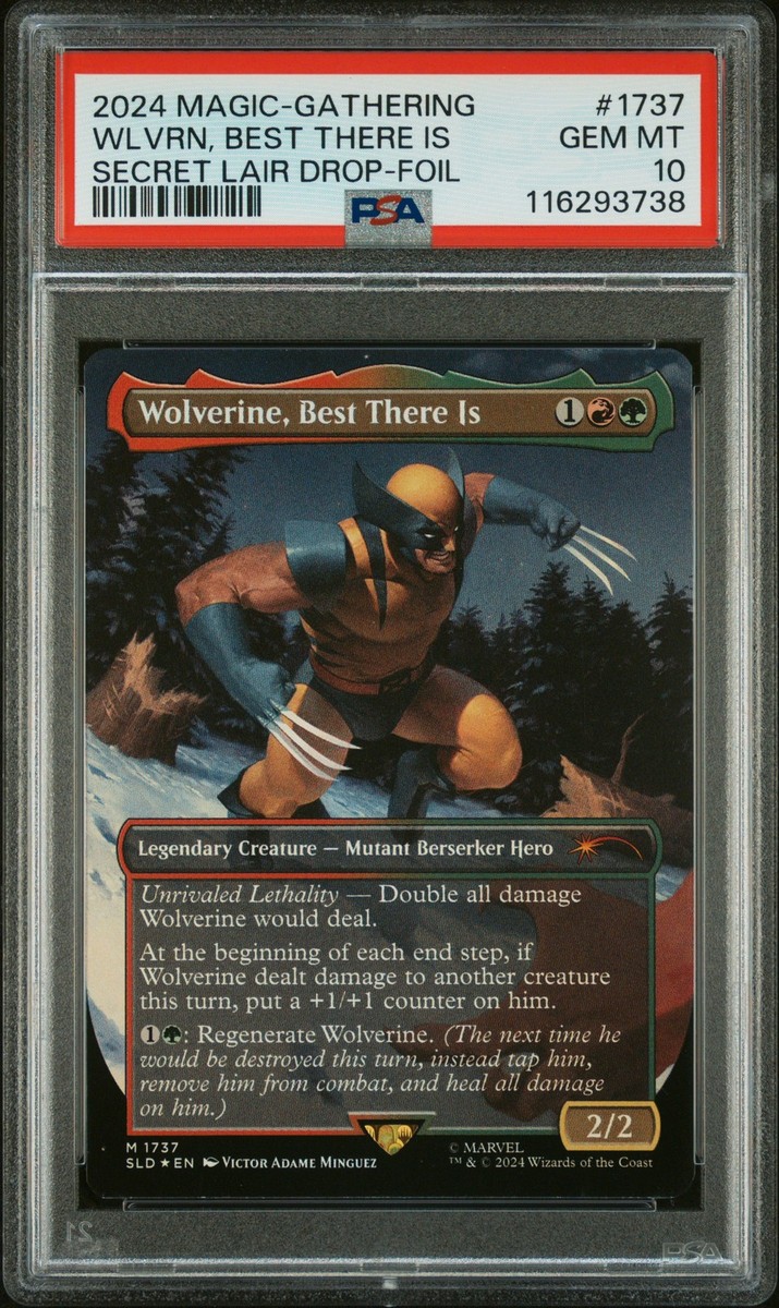 2024 MTG SECRET LAIR DROP #1737 WOLVERINE, BEST THERE IS PSA 10 | eBay