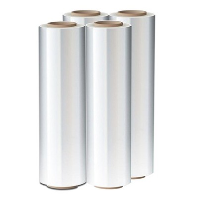 4 Rolls 18'' x 1500FT 80GA Pallet Wrap Stretch Film Shrink Hand Wrap