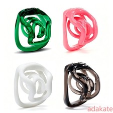 Negative Sissy Male Chastity Cage Device CB Lock with 4 Ring Lock Restraint