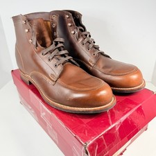 Botas Wolverine Courtland 1000 Millas Para Hombres 12 Cuero Marrón Sin usar, Puntera Trabajo Patrimonio