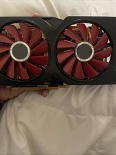 XFX AMD Radeon RX 570 Use for Parts Or Repair Only Not Working No Power Supply