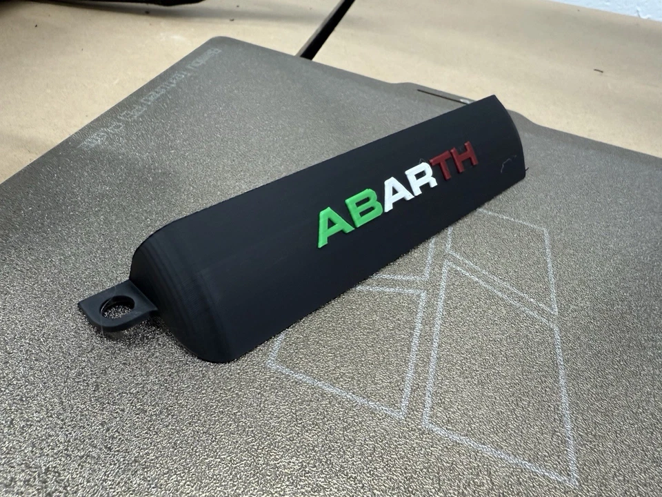 Fiat ABARTH 595 AIR INTAKE SCOOP Limited Tri colour Edition - Image 3 of 4