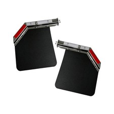 2PCS Stainless Steel Angled Spring Loaded Mud Flap Hanger Bracket with Angled...