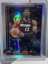 Topps 2025-26 Bam Adebayo Holo Miami Heat Basketball Sports Trading Card #75