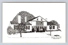 Massillon OH-Ohio, Spring Hill, Wales Road, Antique, Vintage Souvenir Postcard