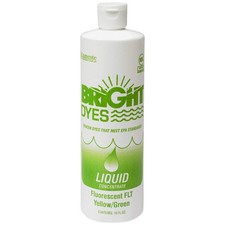 BRIGHT DYES 106001-01P     9'S Dye Tracer Liquid,Yellow/Green,1 Pint PK 5